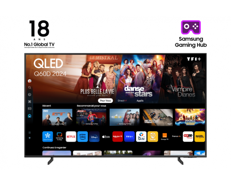 TV SAMSUNG TQ43Q60DAU 43 QLED 4K UHD SMART TV