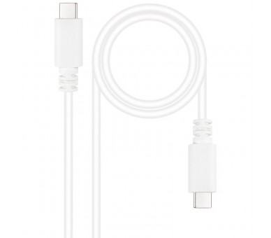 h2Cable USB 20 3A tipo USB C M USB C M Blanco 1 m h2divbr divdivh2Especificacion h2pulliIdeal para conectar su nuevo dispositiv