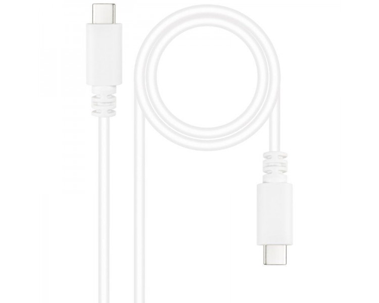 h2Cable USB 20 3A tipo USB C M USB C M Blanco 1 m h2divbr divdivh2Especificacion h2pulliIdeal para conectar su nuevo dispositiv