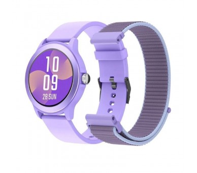 ph2SPC SMARTEE DUO VIVO h2pSmartwatch de 1278221 con pantalla tactil de alta definicion 3 colores disponibles 2 correas interca