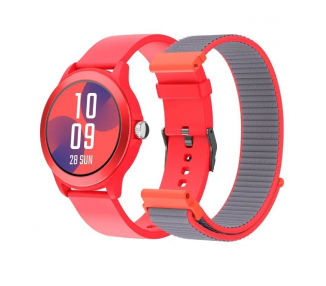 ph2SPC SMARTEE DUO VIVO h2pSmartwatch de 1278221 con pantalla tactil de alta definicion 3 colores disponibles 2 correas interca