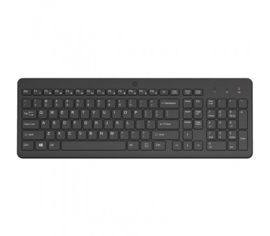 ph2Teclado inalambrico HP 220 h2El companero inalambrico ideal en tus desplazamientos Un teclado de tamano completo con todas l