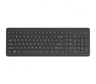 ph2Teclado inalambrico HP 220 h2El companero inalambrico ideal en tus desplazamientos Un teclado de tamano completo con todas l