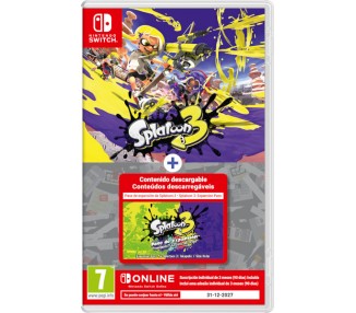 SPLATOON 3 + EXPANSION PASS + 3 MESES NSO