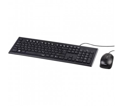 Teclado raton hama cortino usb