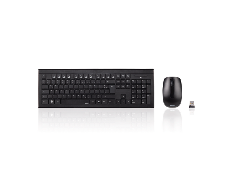 Teclado raton hama cortino inalambrico