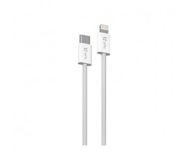 CABLE UNICO USB TIPOC A LIGHTNING 30W 1M PVC