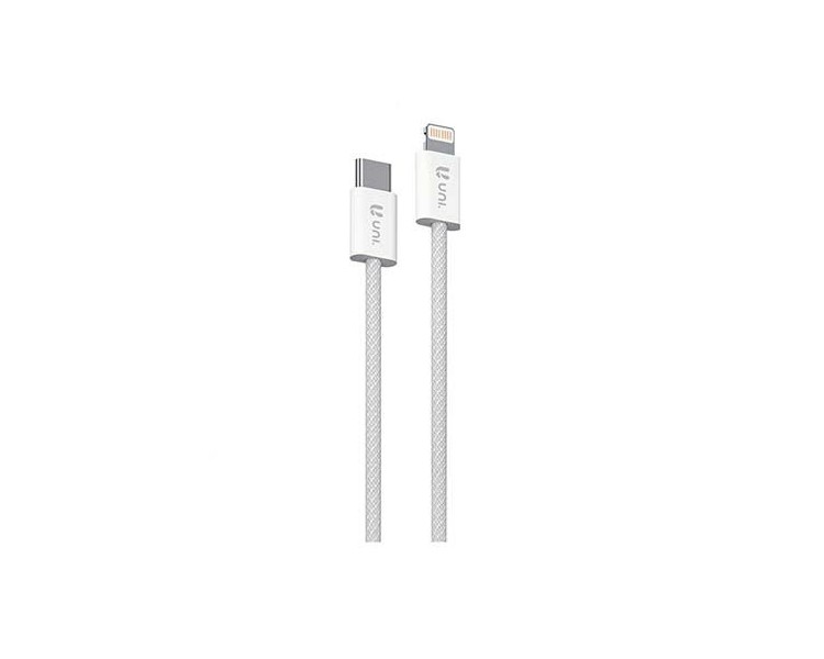 CABLE UNICO USB TIPOC A LIGHTNING 30W 1M PVC