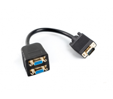 ADAPTADOR LANBERG VGA VGA X2 20CM