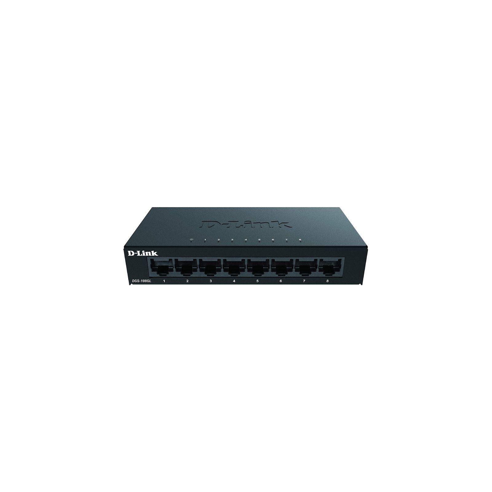 Switch D-Link Dgs-108Gl 8 Puertos/ Rj-45 10/100/1000