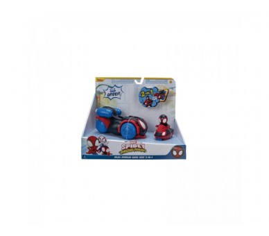 Set Figura Miles Morales + Vehiculo Spidey Marvel