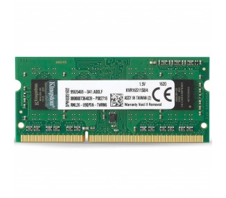 Memoria ddr3 4gb kingston sodimm 1600mhz