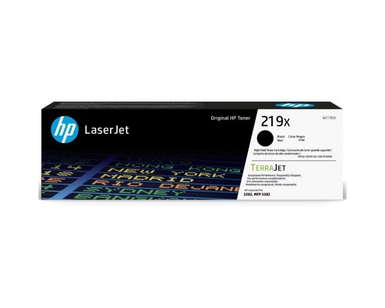 ph2Cartucho de Toner Original HP LaserJet 219X de alta capacidad negro h2pLos cartuchos de toner HP TerraJet se han disenado pa