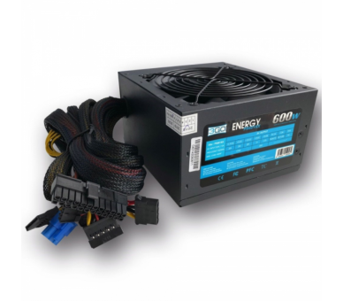 FUENTE ALIMENTACION 3GO 600W PPFC 5xSATA12cmPCIX6pin