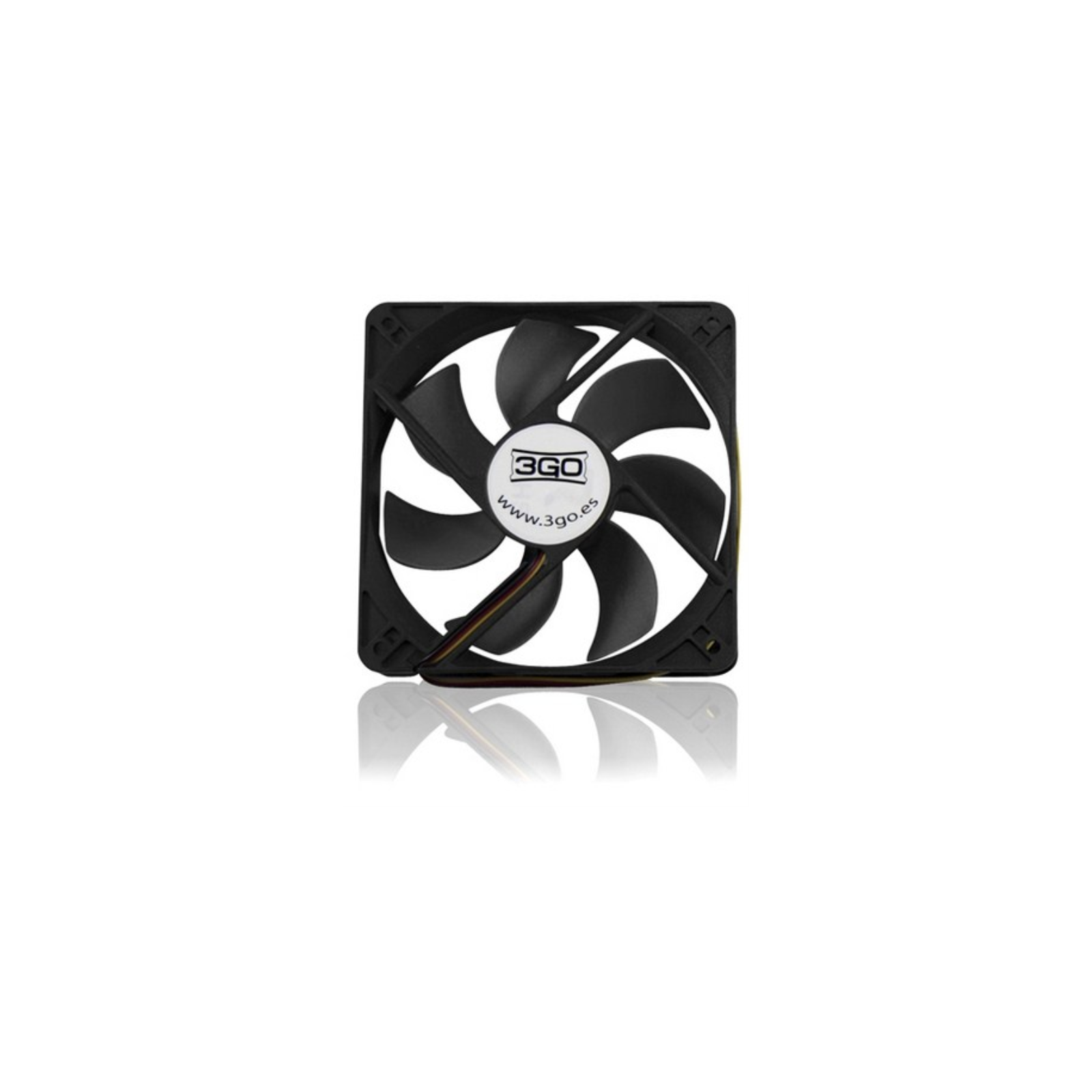 VENTILADOR 8X8CM NEGRO 3GO