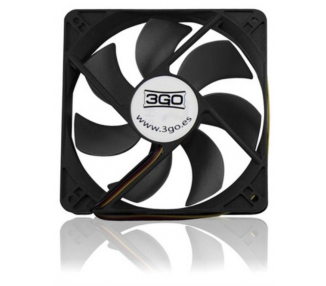 VENTILADOR 8X8CM NEGRO 3GO