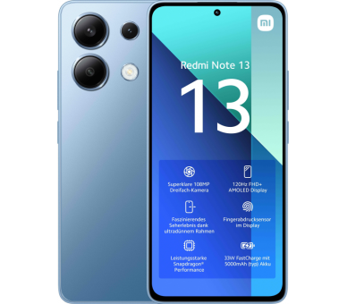 SMARTPHONE XIAOMI REDMI NOTE 13 667 6GB 128GB BLUE