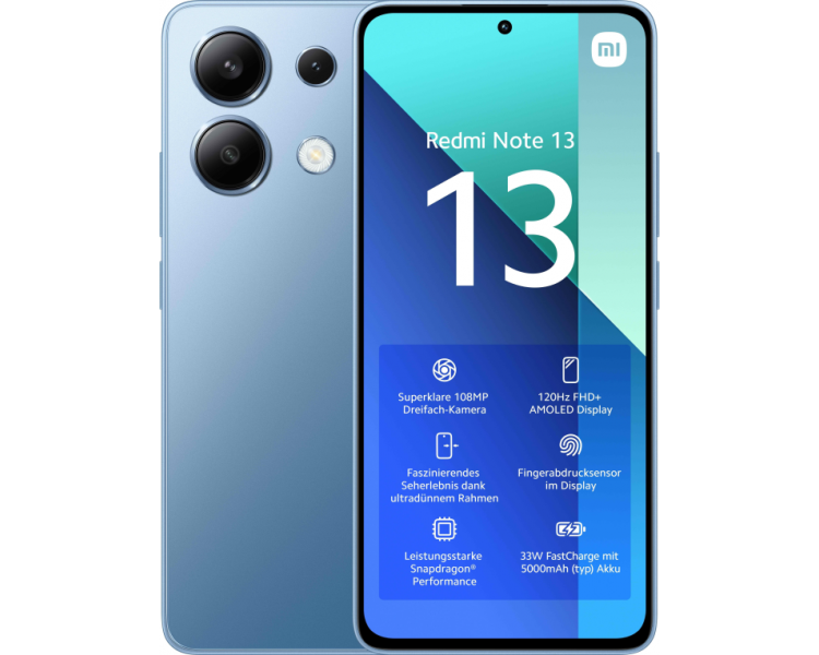 SMARTPHONE XIAOMI REDMI NOTE 13 667 6GB 128GB BLUE