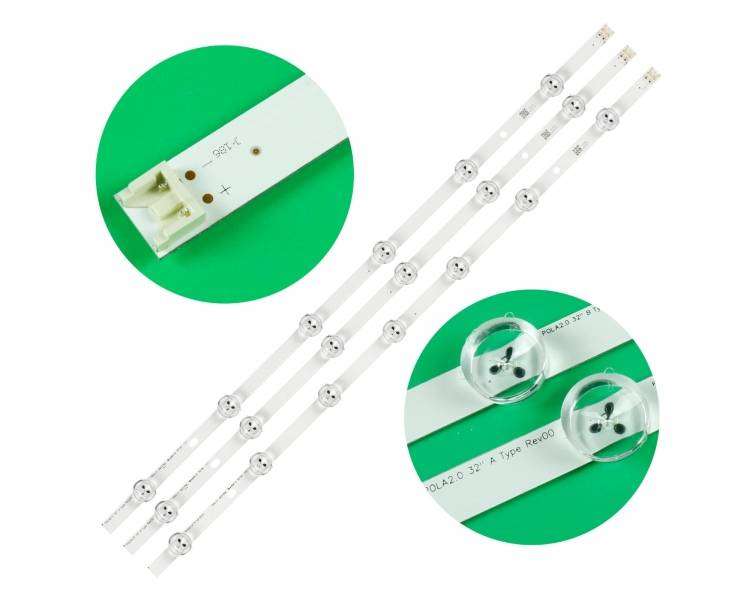 Kit Reparacion Retroiluminacion Tiras de Led Para TV LG 32Ln540B 32Ln546 32LN5100 32LN520B 6916L-1106A 6916L-1105A 6916L-1204A 32ln570V 32LN545B 32LN5180