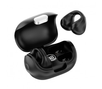 COOL AURICULARES STEREO BLUETOOTH EARBUDS CLIP NEGRO