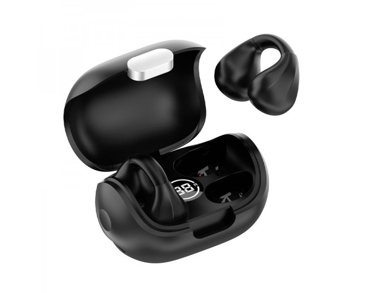 COOL AURICULARES STEREO BLUETOOTH EARBUDS CLIP NEGRO