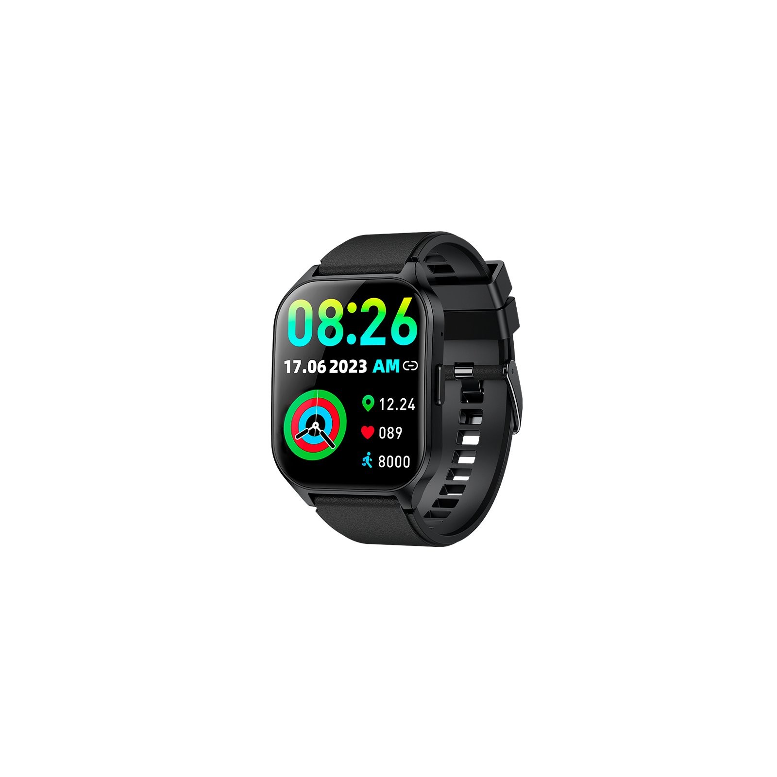 COOL SMARTWATCH PANTALLA AMOLED CURVED SILICONA NEGRO