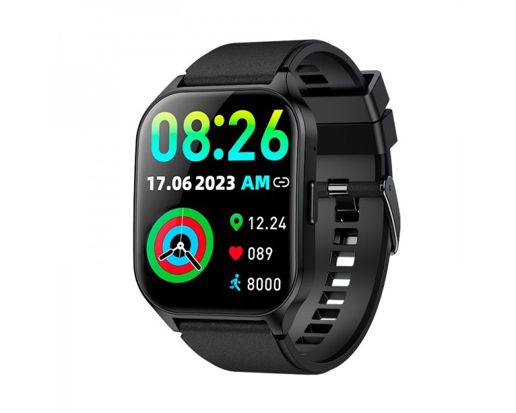 COOL SMARTWATCH PANTALLA AMOLED CURVED SILICONA NEGRO