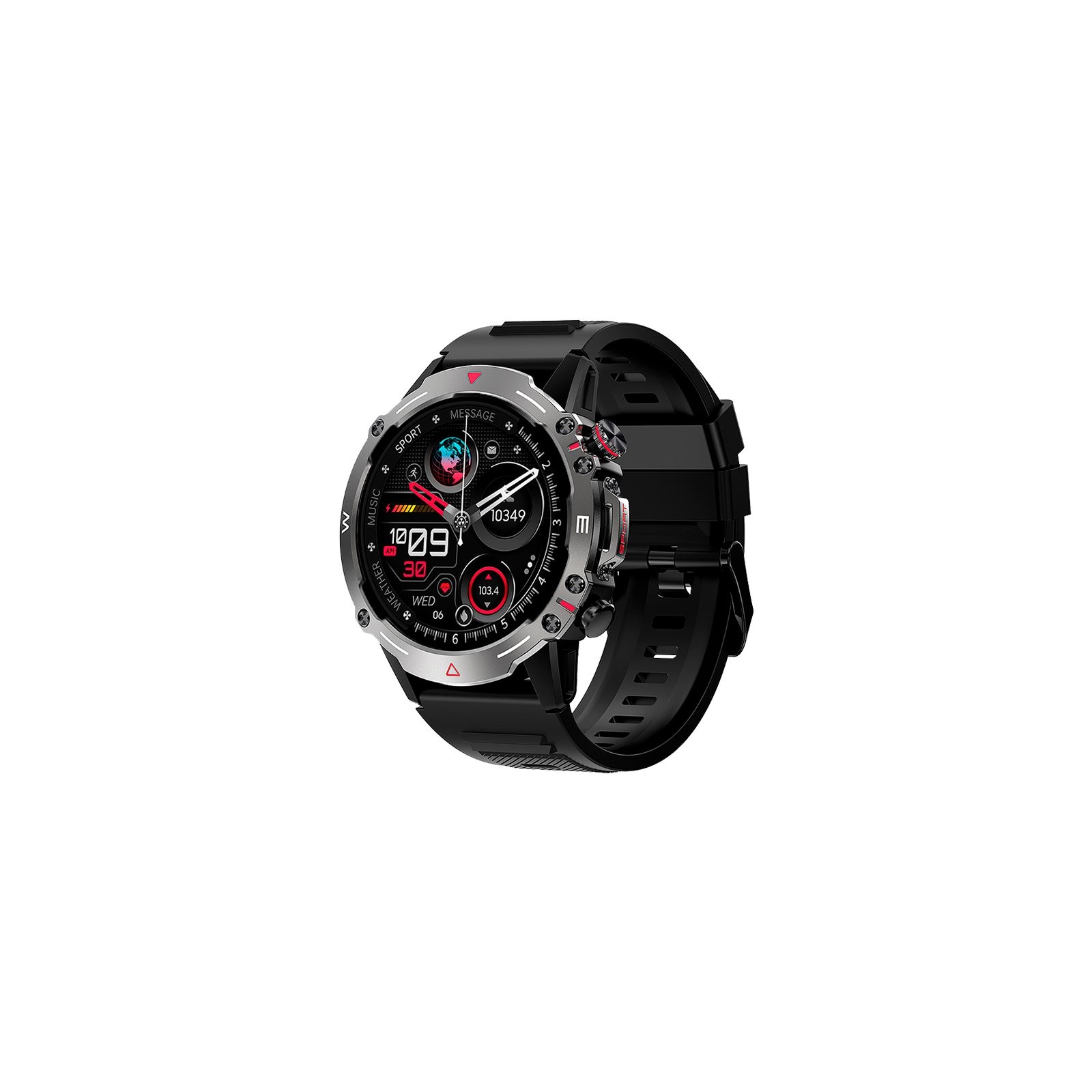 COOL SMARTWATCH PANTALLA AMOLED ADVENTURE SILICONA NEGRO