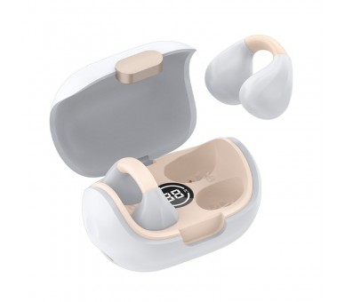 COOL AURICULARES STEREO BLUETOOTH EARBUDS CLIP BLANCO