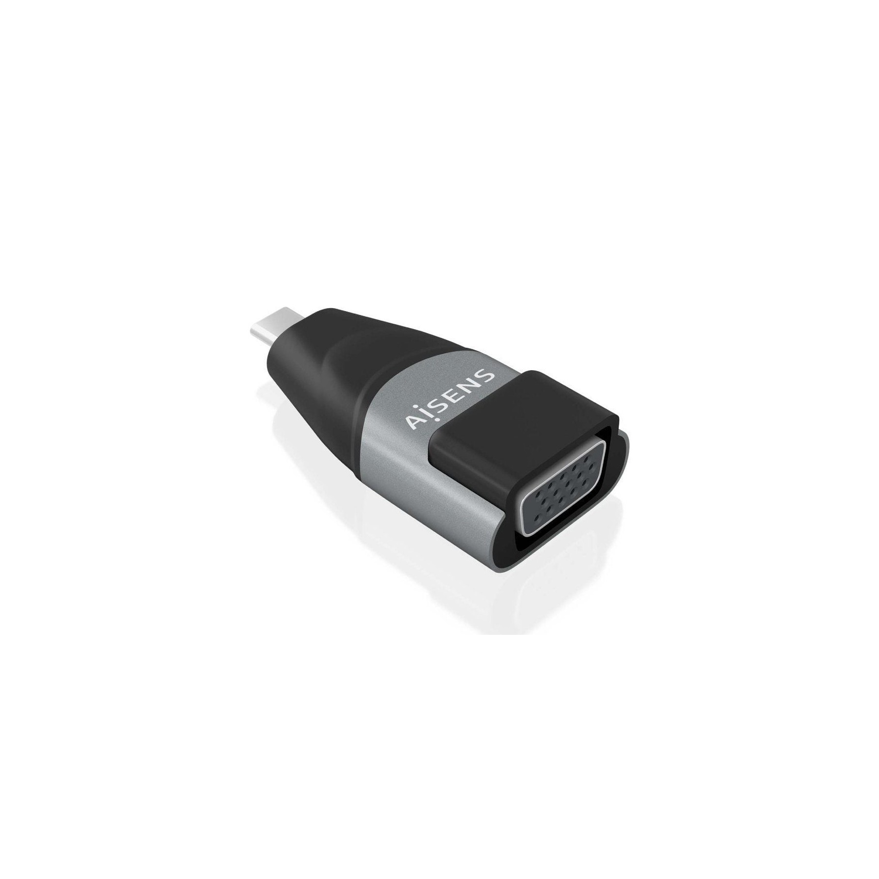 h2AISENS ADAPTADOR CONVERSOR ALUMINIO USB C A VGA USB C M HDB15 H GRIS h2pbr ph2Especificaciones h2pulliConversor con carcasa d