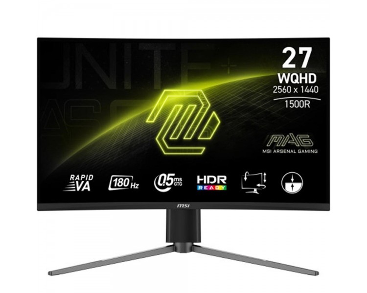 Monitor curvo gaming msi mag 27cq6pf