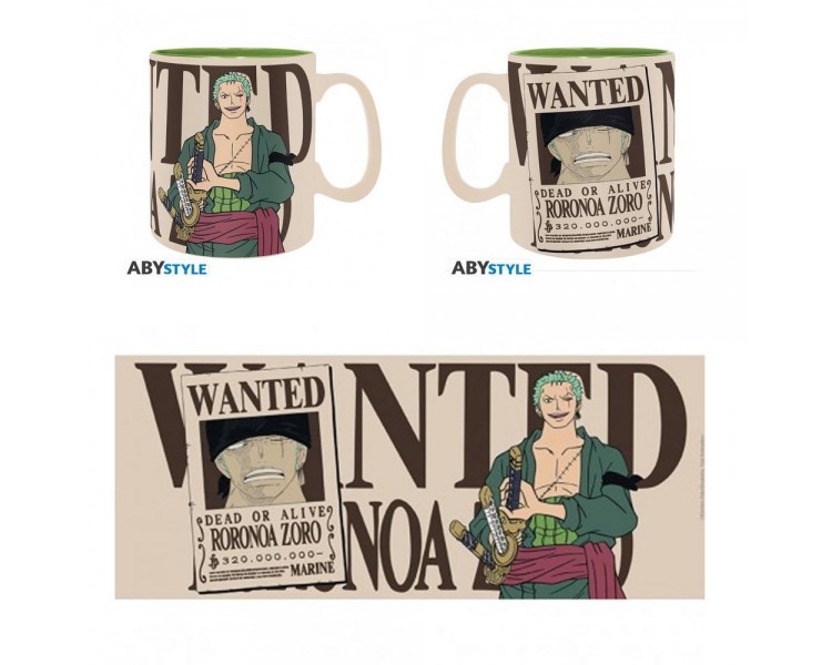 Taza abystyle one piece zoro 