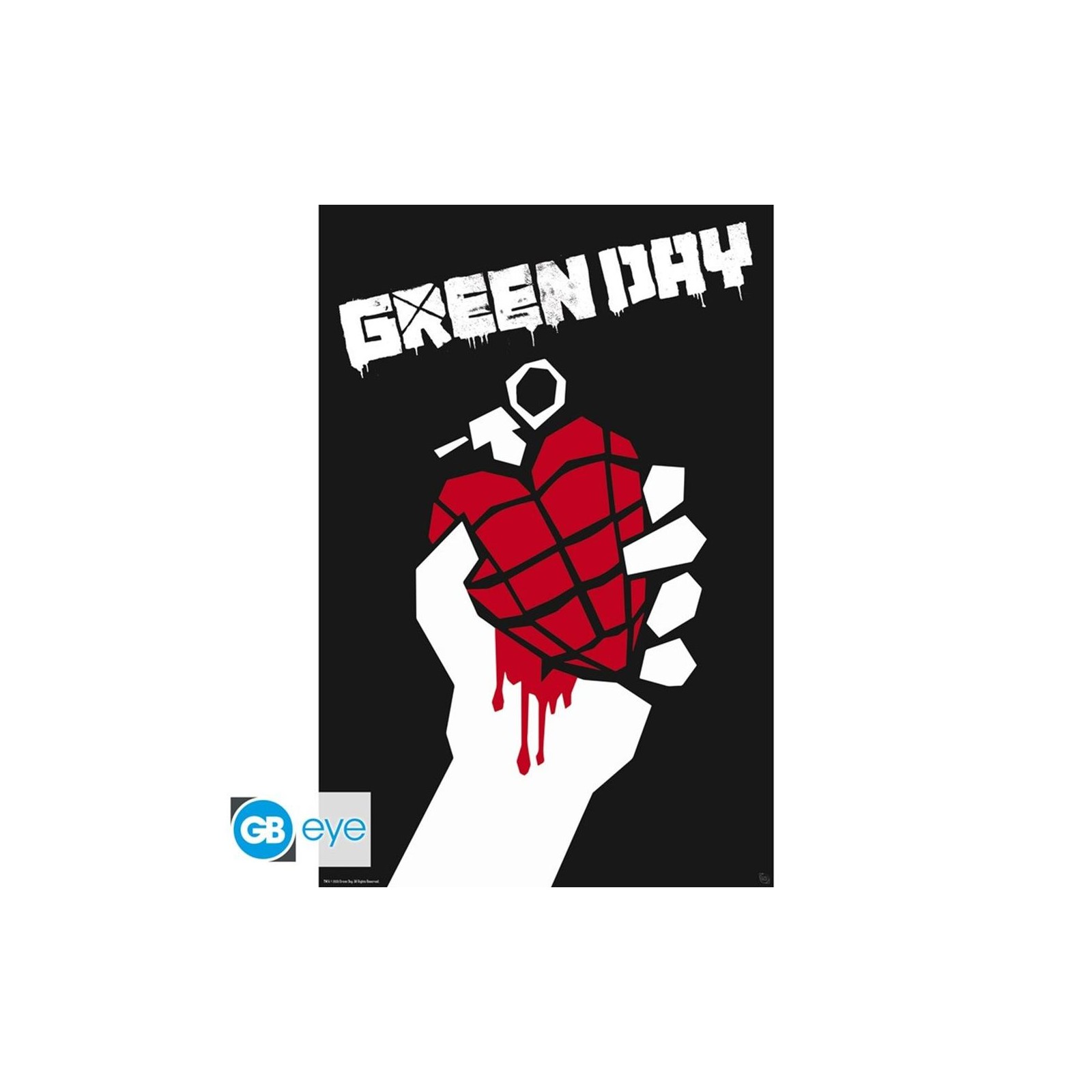 Poster gb eye green day american