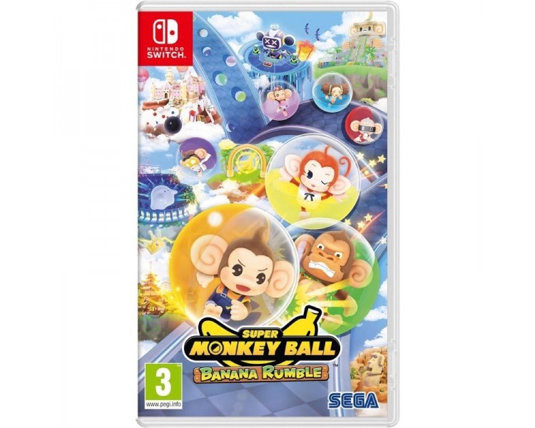 h2Nintendo Switch Super Monkey Ball Banana Rumble h2h2QUE COMIENCE LA DIVERSIoN h2divunete a AiAi y sus amigos en Super Monkey 