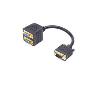 Cable monitor gembird splitter vga hembra macho