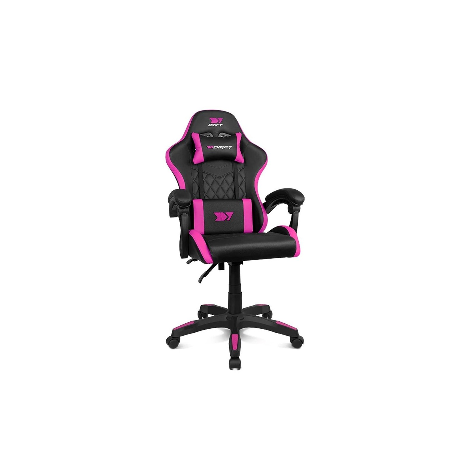 Silla gaming drift dr35 negra fucsia