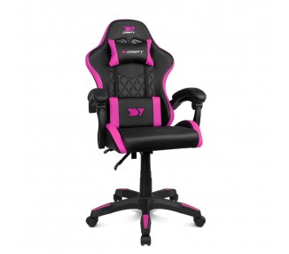 Silla gaming drift dr35 negra fucsia