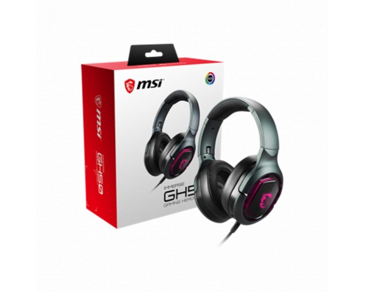 Auriculares gaming msi immerse gh50 negro