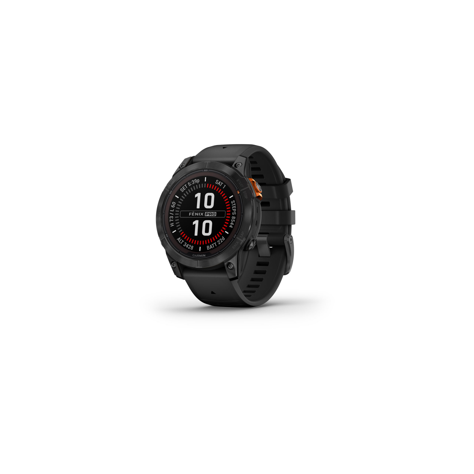 SMARTWATCH GARMIN FENIX 7 PRO SOLAR GLASS SLTGRYSS W BLK BND