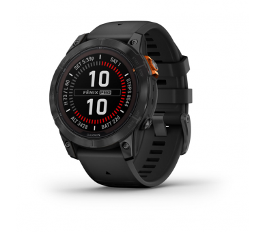 SMARTWATCH GARMIN FENIX 7 PRO SOLAR GLASS SLTGRYSS W BLK BND