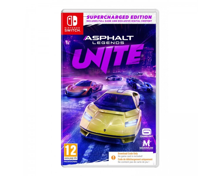 Asphalt Legends UNITE: Supercharged Edition (Code in Box)