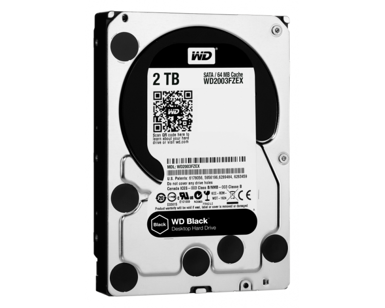 DISCO WD BLACK 2TB SATA3 64MB