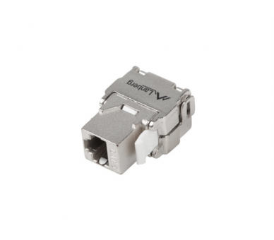 CONECTOR KEYSTONE LANBERG TOOLLESS RJ45 A LSA CAT6 FTP 180 GRADOS