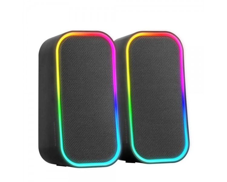 Altavoces mars gaming ms om rgb negro