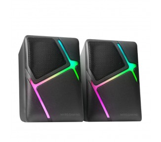 Altavoces mars gaming ms h rgb negro