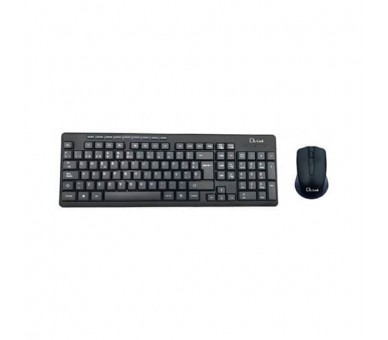 TECLADO RATON L LINK KIT WIFI NEGRO