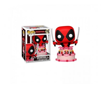 Figura Pop Marvel Deadpool 30Th Deadpool In Cake