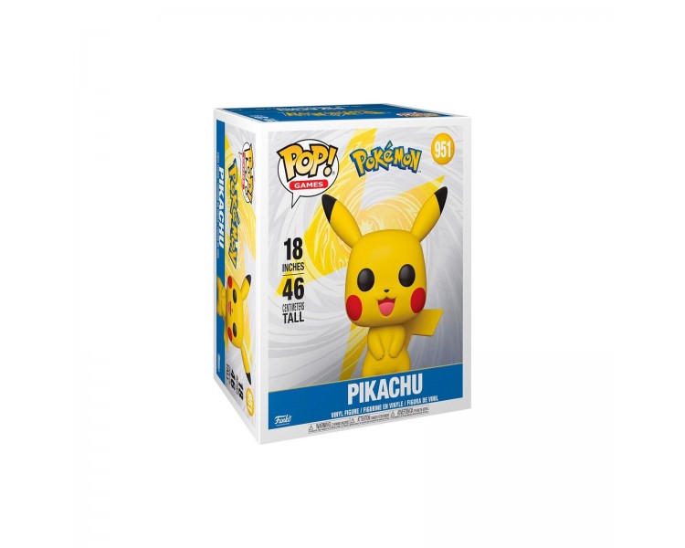 Figura Pop Mega Pokemon Pikachu 46Cm