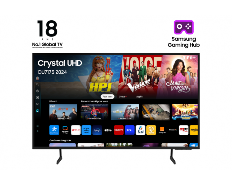 TV SAMSUNG TU55DU7175 55 CRYSTAL UHD SMART TV BT