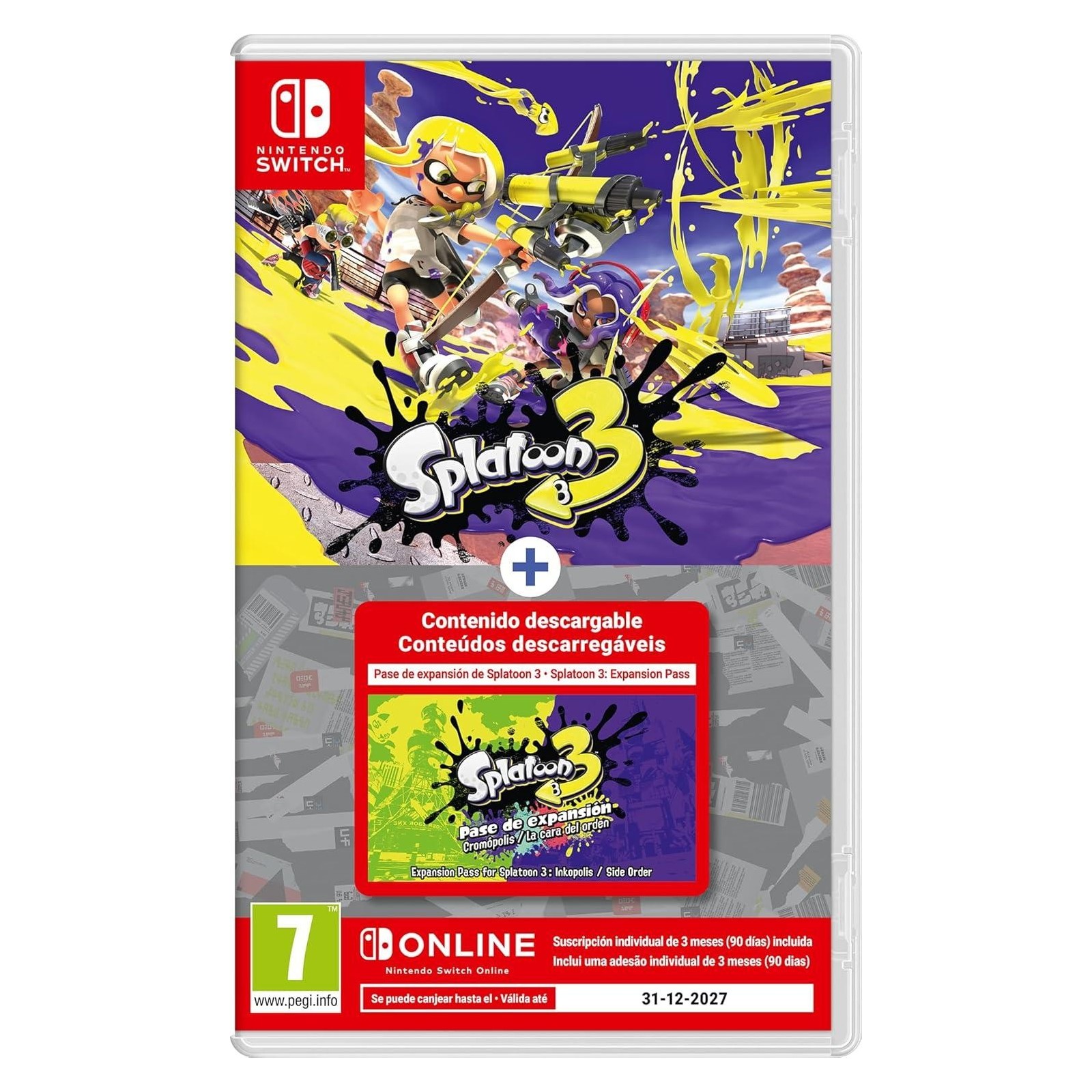 Splatoon 3 + Expansion Pass + 3 meses NSO Switch